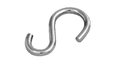 Stainless steel store hooks